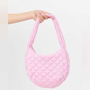 Puff Bag in Baby Pink FRANKIES BIKINIS